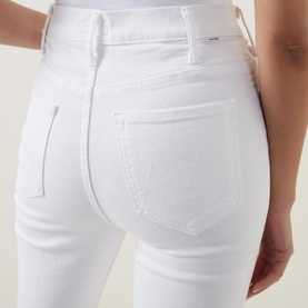 The Hustler Ankle Frayed Flared Jeans