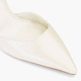Daliah Satin Ankle Tie Wedding Shoes