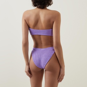 Jean Bandeau Two-Piece Bikini Set