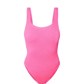 Classic Square Neck Crinkle Swimsuit