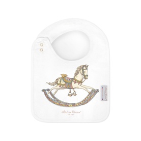 Rocking Horse Satin Bib