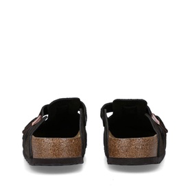 Boston Buckle Suede Sandals