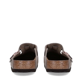 Boston Buckle Suede Sandals
