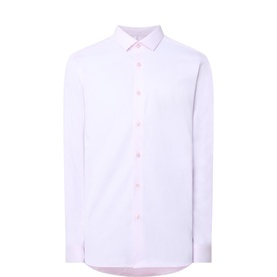 Solid Stretch Single-Cuff Shirt