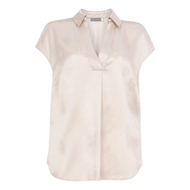 Silk V-Neck Blouse