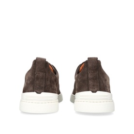 Triple Stitch Suede Low Top Trainers