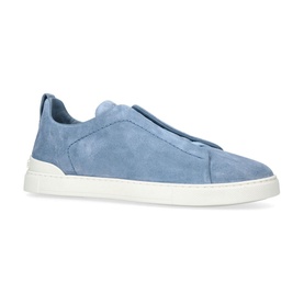 Triple Stitch Suede Low Top Trainers