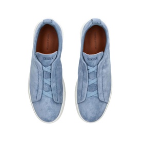 Triple Stitch Suede Low Top Trainers