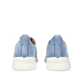 Triple Stitch Suede Low Top Trainers