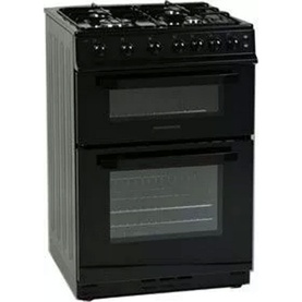 FS 60cm Twin Cavity Natural Gas Cooker Black