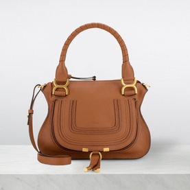 Marcie Small Leather Satchel