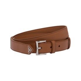 Triangle Logo Leather Belt