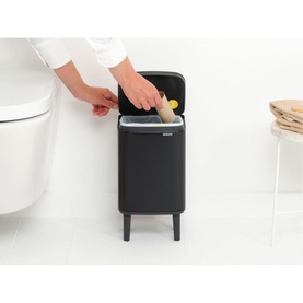Bo Waste Bin Hi, 4L - Matt Black