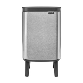 Bo Waste Bin Hi, 4L - Matt Steel Fingerprint Proof