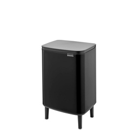 Bo Waste Bin Hi, 12L - Matt Black