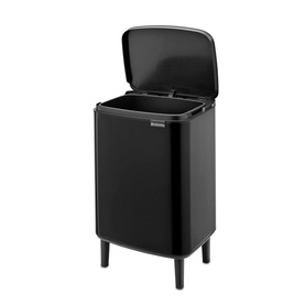 Bo Waste Bin Hi, 12L - Matt Black
