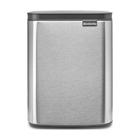 Bo Waste Bin, 7L - Matt Steel Fingerprint Proof