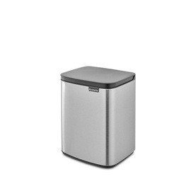 Bo Waste Bin, 7L - Matt Steel Fingerprint Proof