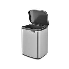 Bo Waste Bin, 7L - Matt Steel Fingerprint Proof