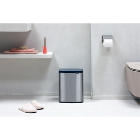 Bo Waste Bin, 7L - Matt Steel Fingerprint Proof