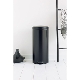 NewIcon Pedal Bin, 30L - Matt Black
