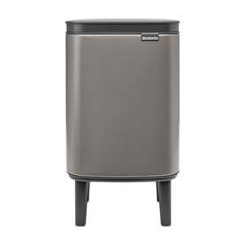 Bo Waste Bin Hi, 4L - Platinum