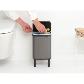 Bo Waste Bin Hi, 4L - Platinum