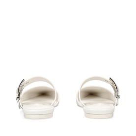 Toe Cap Buckle Strap Mules