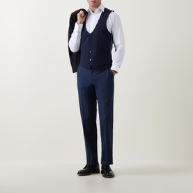 Luca Single-Breasted Wool Waistcoat