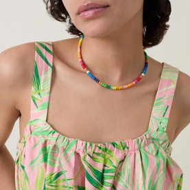 Rainbow Beaded Necklace