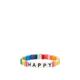 Happy Rainbow Beaded Bracelet