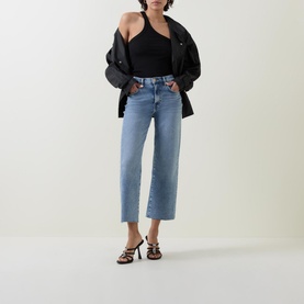 Alexa Cropped Wide Leg Jeans