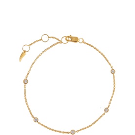 Fine 14kt Gold Floating Diamond Bracelet