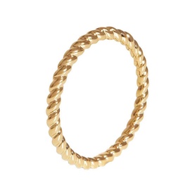 Fine 14kt Gold Twisted Rope Ring