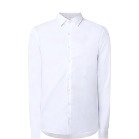 Cotton Twill Single-Cuff Shirt