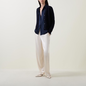 Cap Sleeve Silk Shirt