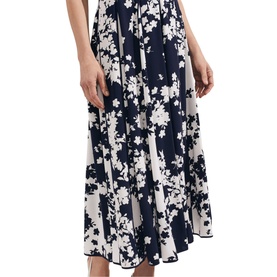 Angelica Floral Pleated Dress