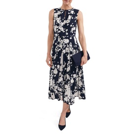 Angelica Floral Pleated Dress