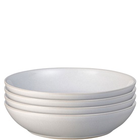 Elements Stone White Set of Four Pasta Bowls