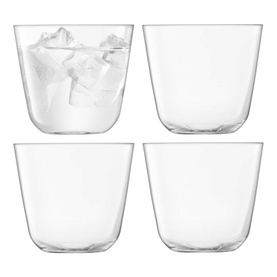 Set of 4 Arc Tumbler 260ml Clear