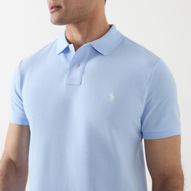 Mesh Logo Polo Shirt