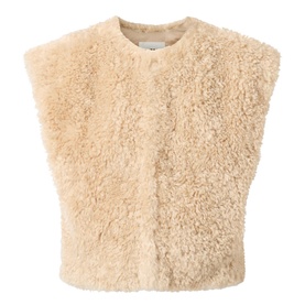 Feliz Shearling Sleeveless Gilet