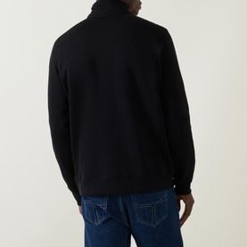 Zebra Half-Zip Sweatshirt