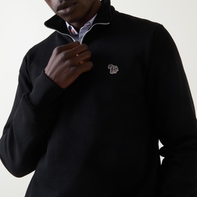 Zebra Half-Zip Sweatshirt