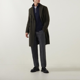 Zebra Half-Zip Sweatshirt