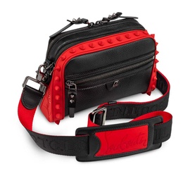 Loubitown Spikes Leather Messenger Bag