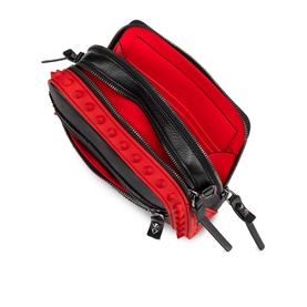 Loubitown Spikes Leather Messenger Bag