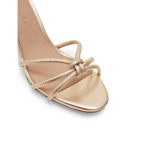 Barely There Knotted Heeled Sandals