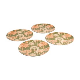 Set Of Four Melamine Dinner Plate