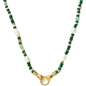 Harris Reed In Good Hands Beaded Gemstone Necklace